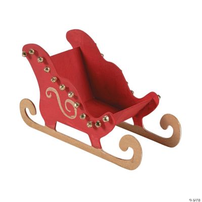 Do It Yourself Unfinished Wood Sleighs - Craft Kits - 3 Pieces ...