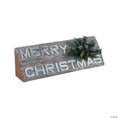 Merry Christmas Tabletop Sign Discontinued