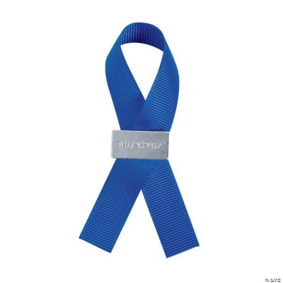 Bulk Satin Dark Blue Ribbon Awareness Pins for Child Abuse, Colon Cancer –  Fundraising For A Cause