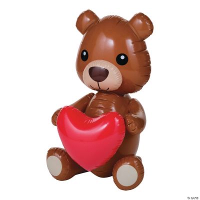 giant teddy bear with heart