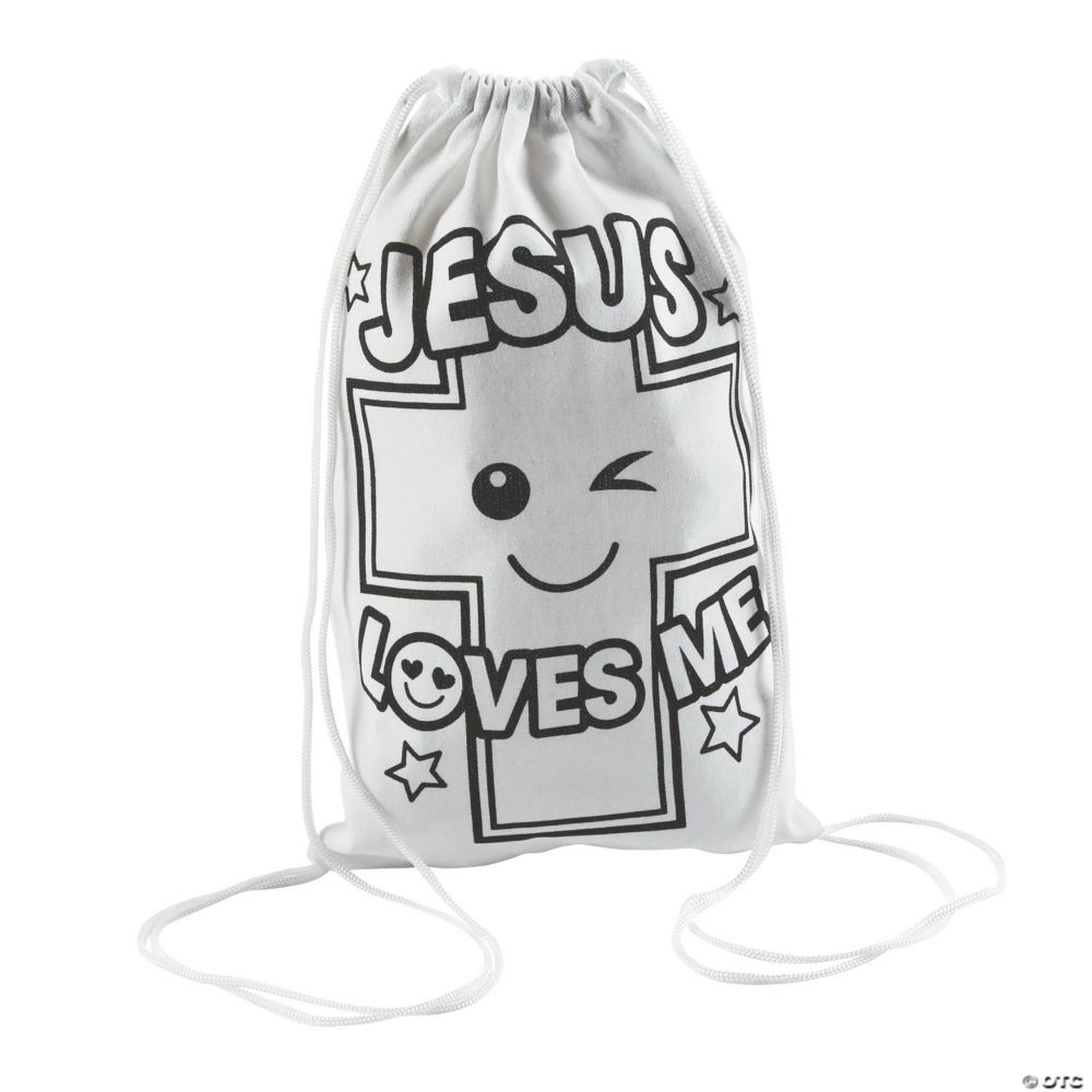 Jesus Loves Me tote