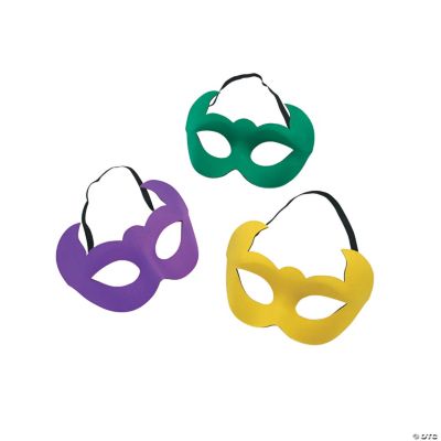 Mardi Gras HornShaped Masks Oriental Trading