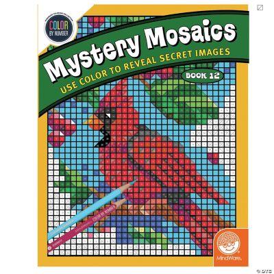 Download Color by Number Mystery Mosaics: Book 12 | MindWare