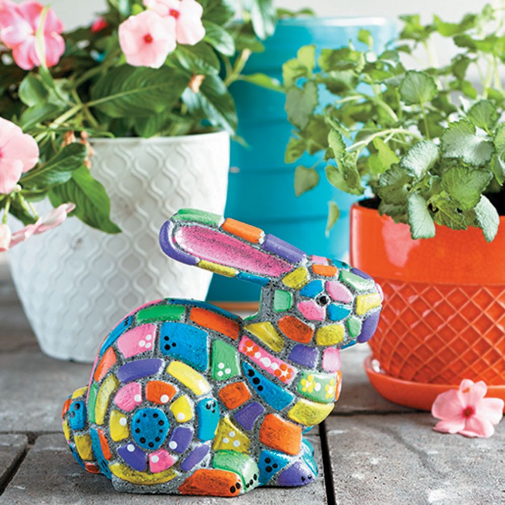 Paint Your Own Stone: Mosaic Bunny From MindWare