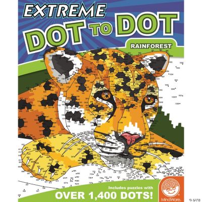  MindWare Extreme Dot to Dot Coloring Book for Kids: Pets - 32  Puzzles, Each Range from 300 to Over 1,400 dots - Ages 8 and up : Toys &  Games