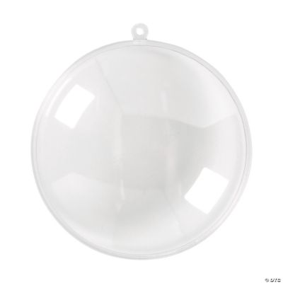 Clear Plastic Round Disc Ornaments 80mm (3.15) Great For Crafts - Box of  12 - Wholesale Craft Outlet