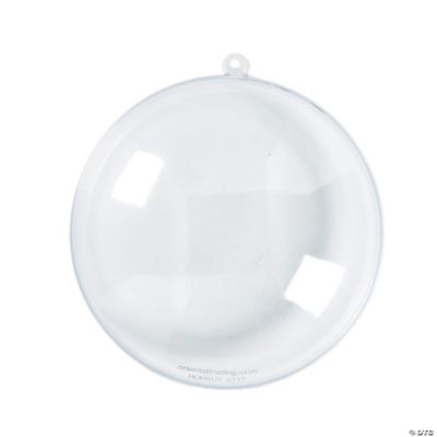 Small DIY Clear Disc Ornaments Oriental Trading