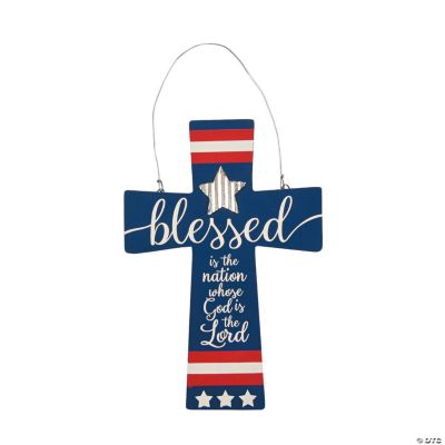 Patriotic Cross Door Sign Discontinued