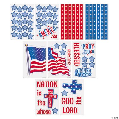 Patriotic Faith Bulletin Board Set - Educational - 71 Pieces | eBay