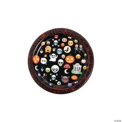 Emoji Halloween Paper Dessert Plates Discontinued