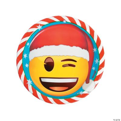 Emoji™ Christmas Paper Dinner Plates | Oriental Trading