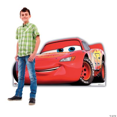 Disney's Cars 3™ Lightning McQueen Life-Size Cardboard Stand-Up | Oriental  Trading