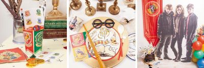  Harry Potter Birthday Decorations Kit, Harry Potter Birthday  Party Supplies, With Harry Potter Table Cover, Banner, Dinner Plates,  Napkins, Candles, Button