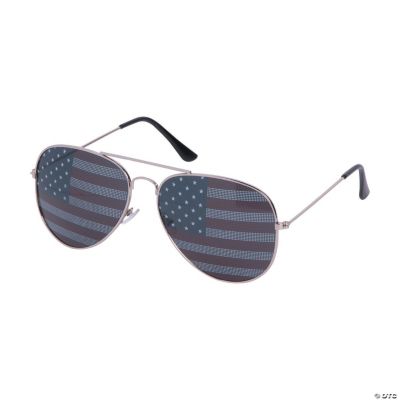 USA Flag Aviator Sunglasses | Oriental Trading