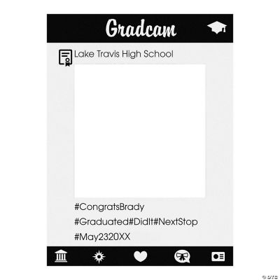 Personalized Instaframe Graduation Photo Booth Cutout Oriental Trading