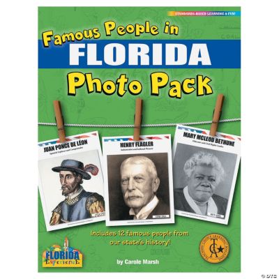 Famous People from My State's History Photo Pack Florida Discontinued