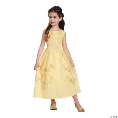Girl's Classic Beauty and the Beast Belle Ball Gown Costume - Medium ...