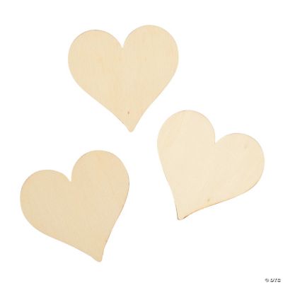 wood heart cutouts