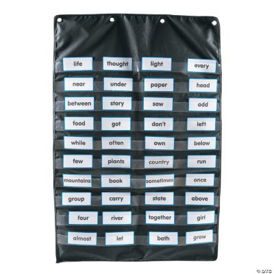 Black Pocket Chart Discontinued