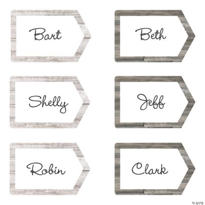 rustic classroom name tagslabels stationery 1 piece 192073125435