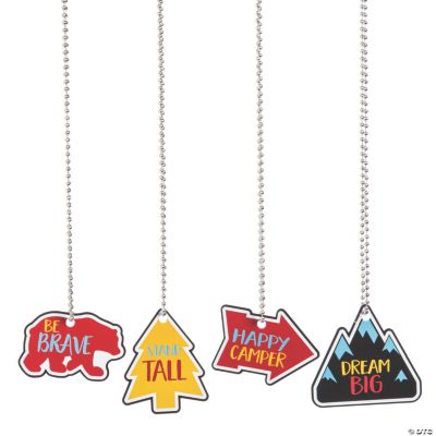 Adventure Dog Tag Necklaces 12 Pc. Oriental Trading