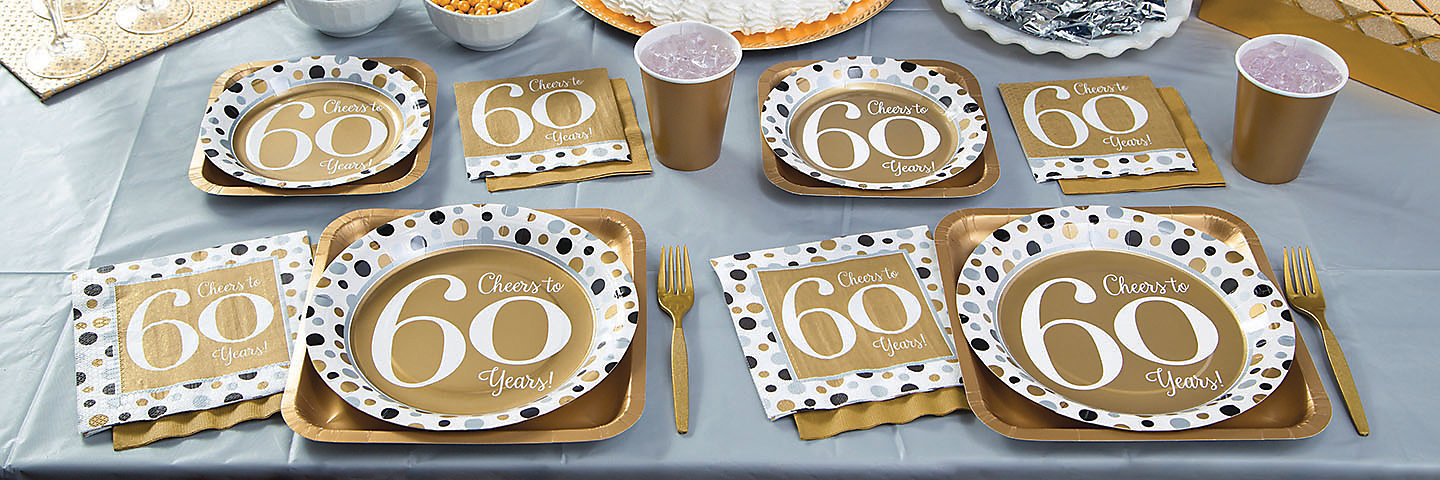 Cheers to 60 Years Party Supplies