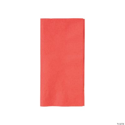 Coral Dinner Napkins Oriental Trading