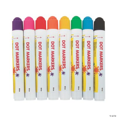 8Color Mini Dot Marker Sets 3 Boxes