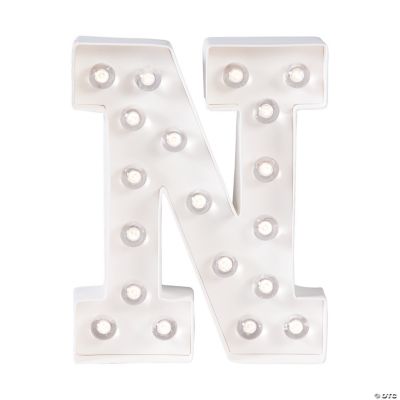 “N” Marquee Light-Up Kit | Oriental Trading
