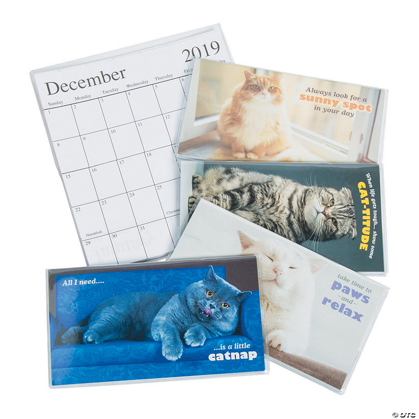 2019 - 2020 Fat Cat Pocket Calendars - Discontinued