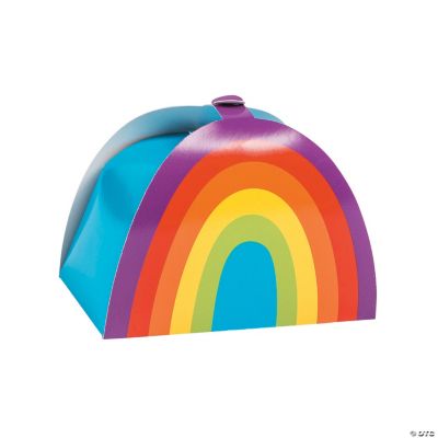 Rainbow Party Favor Boxes Oriental Trading