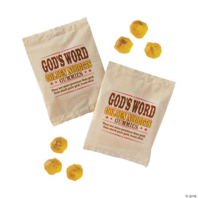 God’s Word Golden Nuggets Gummy Candy Fun Packs - Discontinued