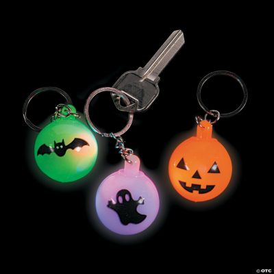 LightUp Halloween Keychains Oriental Trading