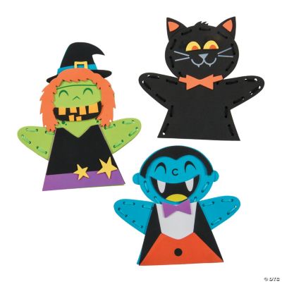 Halloween Lacing Puppet Craft Kit Oriental Trading