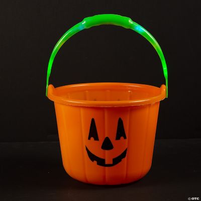 LightUp Halloween BPAFree Plastic Buckets 24 Pc. Oriental Trading