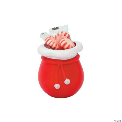 Santa Bag BPAFree Plastic Treat Containers 12 Pc. Oriental Trading