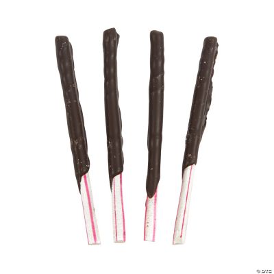 ChocolateCovered Peppermint Candy Cane Sticks