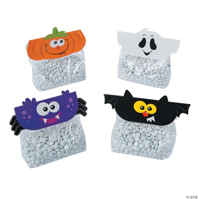 Halloween Treat Bag Toppers with Bags Oriental Trading