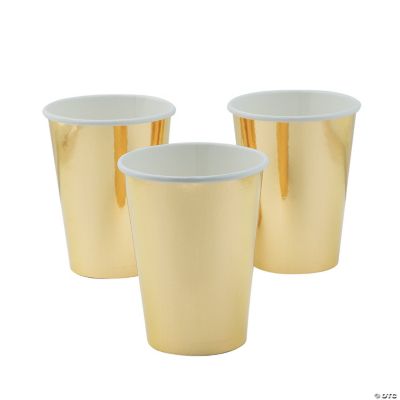 Gold Foil Paper Cups Oriental Trading