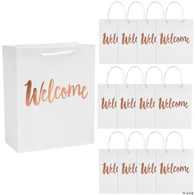 Crisky Welcome to Our Wedding Bags 25 pcs Welcome Wedding Bags for Hot