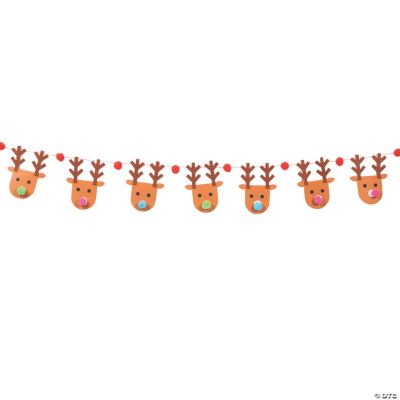 Reindeer Clothespin Garland Craft Kit Oriental Trading