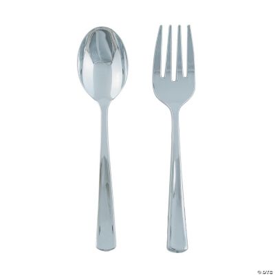 Silver Serving Spoons & Forks