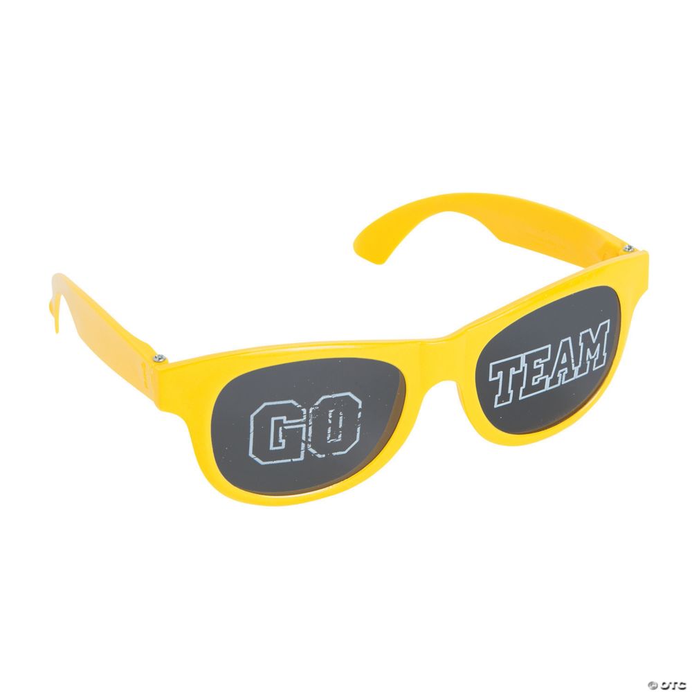 Go Team Yellow Sunglasses - 1 Pc.