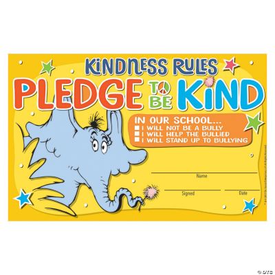 Dr. Seuss™ Horton Hears a Who™ Kindness Pledge Certificates | Oriental ...
