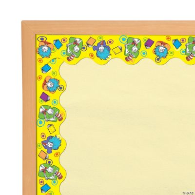 Eureka® Dr. Seuss™ Yellow Extra Wide Bulletin Board Border Oriental