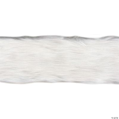 White - Fur Trim 2x6yd - Wrights
