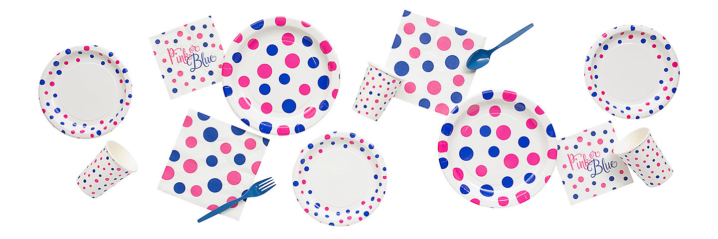 Pink or Blue Gender Reveal Party Supplies