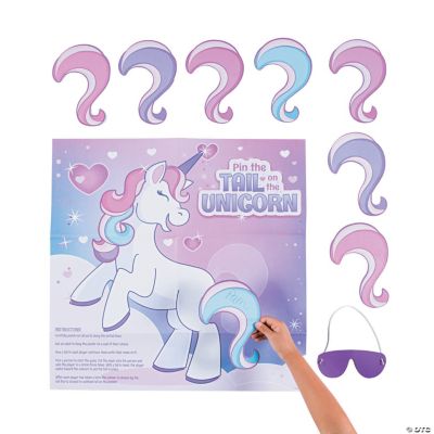 pin the tail on the unicorn valentine game