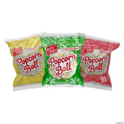 3" 1 lb. Kathy Kaye ® Christmas World's Best Popcorn Balls 18 Pc.