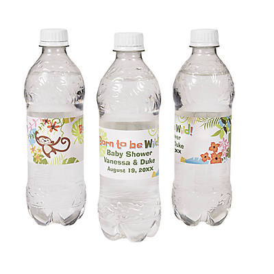 Mom and Baby Elephant Baby Shower Theme Water Bottle Labels Will go great with your Event or Celebration cute animal theme